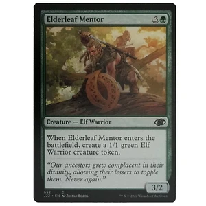 x4 Elderleaf Mentor J22 Playset MTG M/NM Common Green Creature Elf Warrior TCG - Picture 1 of 3