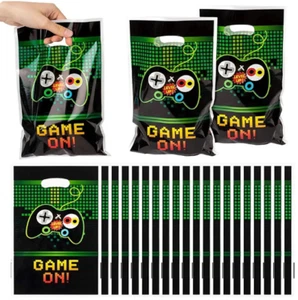 GAME ON - LOOT BAGS - BIRTHDAY PARTY GIFT BAGS - Video Gaming Theme Controller - Picture 1 of 1