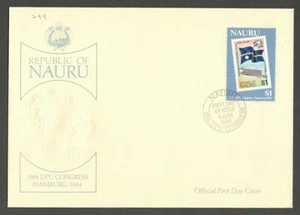 AOP Nauru # 284 1984 UPU Congress FDC First Day cover - Picture 1 of 1