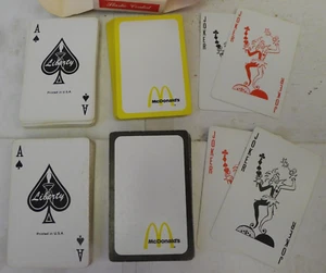 Tarjetas de juego de Liberty McDonalds doble mazo + caja original - COMPLETAS - DIFÍCIL DE ENCONTRAR - Imagen 1 de 6