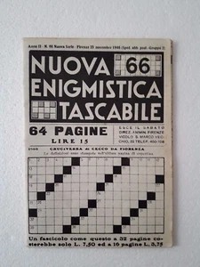 Nuova Enigmistica Tascabile n.66 novembre1946 - Picture 1 of 1