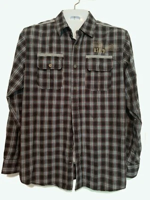 Men's Modern Culture Fashion Shirt Cotton Exclusive of Decoration SIZE L - Image 1 of 4