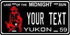 Yukon Canada 1959 License Plate Personalized Custom Car Bike Motorcycle Moped 