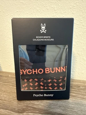 NWT Psycho Bunny Men’s Boxer Brief Size XL 2 Pack Stretch Cotton - Image 1 of 2