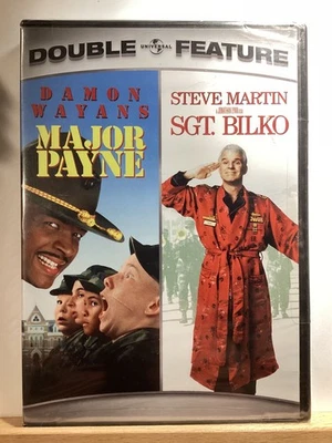 Major Payne/Sgt. Bilko Double Feature (DVD, 2007) Damon Wayans/Steve Martin Foto 1 de 3
