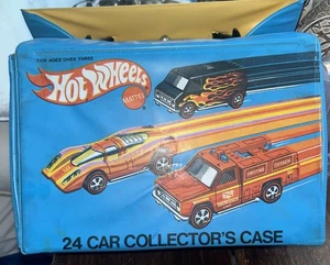 Vintage Hot Wheels 24 Car Collector’s Carrying Case And Cars Redline - Picture 1 of 22