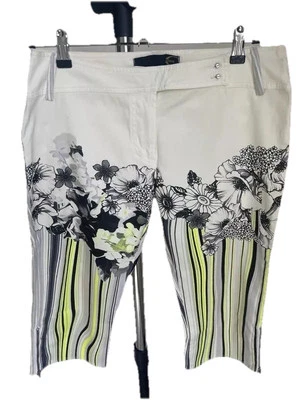 Pantalones cortos Just Cavalli para mujer con estampado de flores multicolor talla 44 S-M Foto 1 de 4