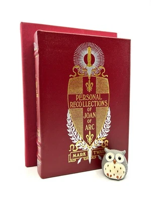 EASTON PRESS Personal Recollections of Joan of Arc Mark Twain Leather Deluxe - Image 1 of 4