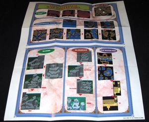 Final Fantasy II - Map Collection Insert Only (Super Nintendo SNES) Authentic - Bild 1 von 3