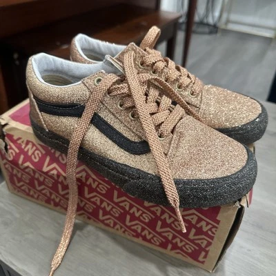 Vans Unisex Off The Wall Zapatos de Monopatín Junior Talla 2.5Y Dorado Brillo 508357 Foto 1 de 4