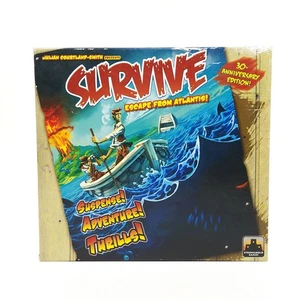 Survive: Escape from Atlantis 30th Anniversary Edition Board Game 2016 Complete - Picture 1 of 15