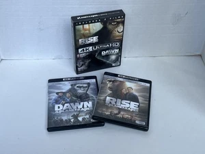 Rise Dawn Planet of the Apes 2-Movie Collection 4K Ultra HD Blu-ray 2017 Box Set - Picture 1 of 7