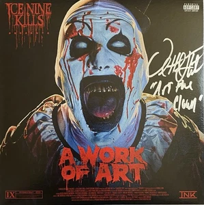 "Vinilo de 7"" firmado por David Howard Thornton Ice Nine Kills a Work of Art - Terrifier 3" - Imagen 1 de 4