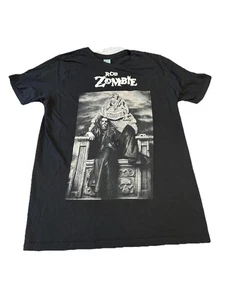 Rob Zombie Mens Band Tshirt Sz Medium Music Graveyard Black Heavy Metal Hard - Picture 1 of 9