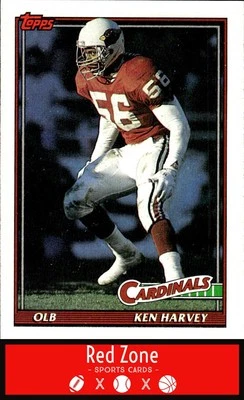 1991 Topps - #518 Ken Harvey NM Set Break. - Image 1 of 2