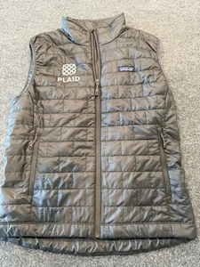 Patagonia Weste Herren M grau Nano Puff PrimaLoft isoliert Full Zip 84242 kariert - Bild 1 von 6