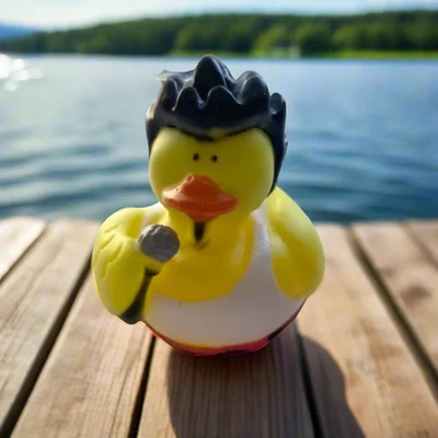 Musician Ozzy Rubber Duck Foto 1 de 4