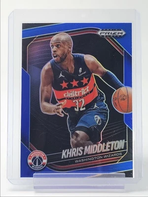 KHRIS MIDDLETON 2024-25 PRIZM NEGRO AZUL WASHINGTON WIZARDS/199 Q5997 Foto 1 de 2