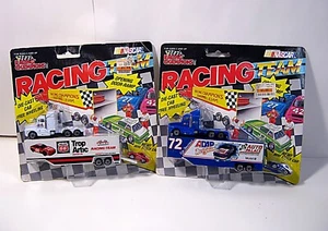 Vintage 1992 Lot of 2 Racing Champions Transports w Mini Cars NASCAR - Bild 1 von 4
