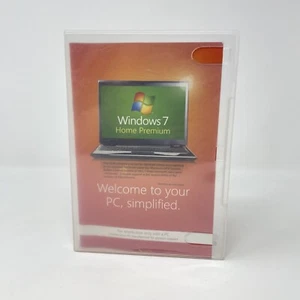 Microsoft Windows 7 Home Premium 64 Bit Software DVD W/ Key Code - Picture 1 of 3