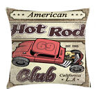 Kissenbezug Dekokissen für Sofa Rennauto American Hot Rod-Club Cali