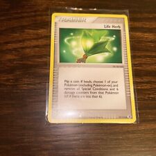 NM Life Herb w/Sleeve - EX FireRed & LeafGreen Uncommon Pokemon TCG Trainer 2004