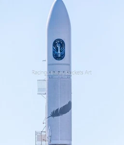 2025 Jan 12th 8x10 Blue Origin New Glenn NG-1 Maiden Flight SLC-36 3.8 Million 3 - Bild 1 von 1