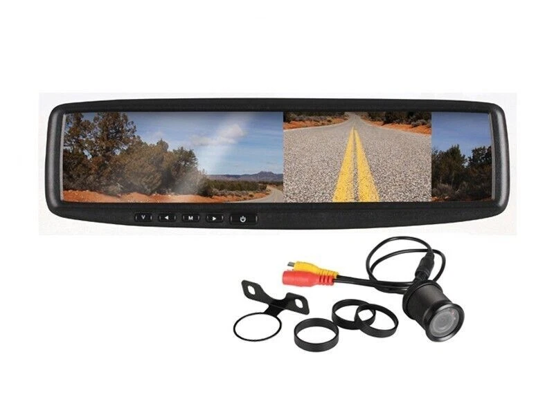 NEW Boss BV430RVM 4.3" Rearview Mirror Monitor +Back-Up Color Camera - Image 1 of 1