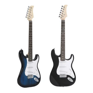 39" Full Size Electric Guitar New w/ 10w Amp+Gig Bag Case+Pick Pack Starter - Picture 1 of 25