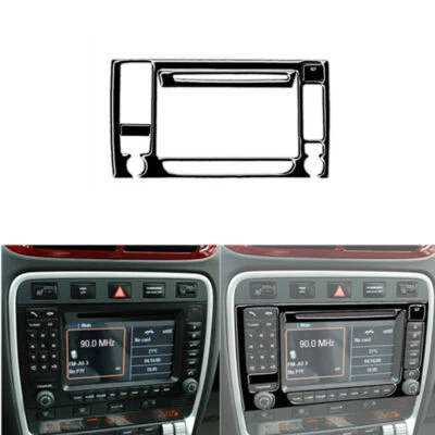 Capa de navegação preta brilhante acabamento 4 peças para Porsche Cayenne Sport SUV 2003-2010  - Imagem 1 de 4