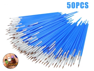 MARKENLOS Feine Detail Pinsel Set für Acryl Aquarell Modellbau Acrylfarben Wasserfarben DE