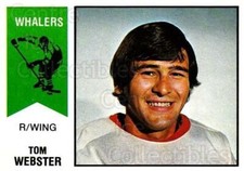 1974-75 O-Pee-Chee WHA #8 Tom Webster