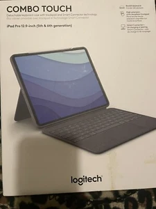 Logitech Combo Touch Keyboard Case for Apple® iPad Pro 12.9" (5th & 6th gen) - Picture 1 of 5