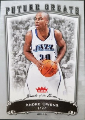 ANDRE OWENS 2005-06 Fleer Future Greats of the Game GotG Rookie Silver #/99 Jazz - Image 1 of 2