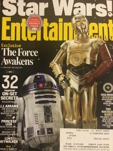 STAR WARS The Force Awakens EXCLUSIVE  Entertainment Weekly November 2015 R2-D2 - Picture 1 of 1