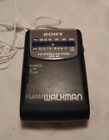 Vintage Sony Walkman SRF-49 FM/AM Stereo Radio w/Belt Clip Tested Works 