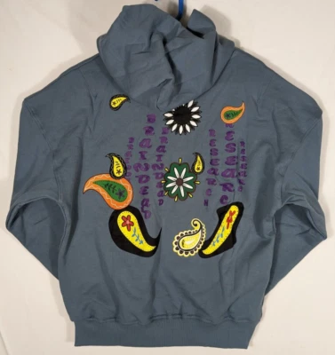 Sudadera con Capucha Nagri Love Devil Paisley Braindead Research Flower Power Talla M Foto 1 de 4