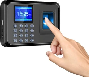 Fingerprint Biometric Time Attendance System Machine,2.4" TFT LCD Software free - Picture 1 of 12