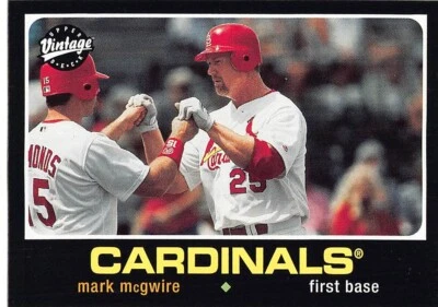2002 Upper Deck Vintage Baseball Mark McGwire #154 NM/MT ST. LOUIS CARDINALS - Image 1 of 2