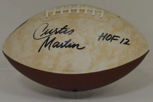 CURTIS MARTIN signed NY JETS FOOTBALL auto Patriots HOF Pitt AFC Champions JSA - Picture 1 of 2