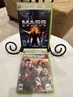 Mass Effect 1 & 2 Xbox 360 Cib! Works! Epic Games! One Low Price! ??
