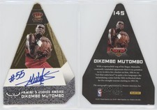 2011-12 Panini Preferred Gold /10 Dikembe Mutombo #145 Auto HOF