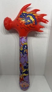 Vintage 2002 Spyro The Dragon Inflatable Blow Up Hammer PlayStation Universal - Bild 1 von 11