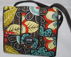 Very Gently Used.1X~Vera Bradley Flower Shower Turn lock Shoulder/Crossbody Bag - Picture 1 of 12