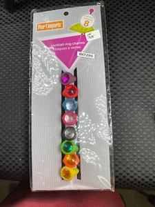 Cocktail Ring Charms for Stemware - Vintage - NEW -  IN7295 - Picture 1 of 8