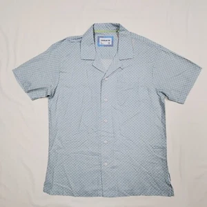 M- Sovereign Code Cove Sky Blue Stargate Weekend Takeover Geo Print Shirt 42" - Picture 1 of 11