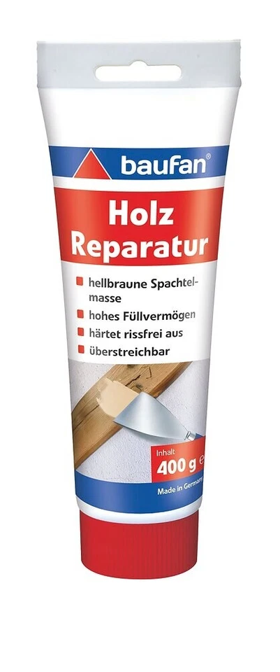 Baufan Bauchemie 101025 Baufan Holz-Reparatur-Spachtel 400g