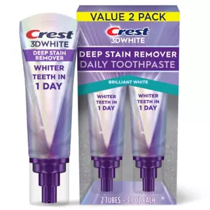 Dazzling 3D White Toothpaste for All - 3.1oz 2pk Brilliance - Picture 1 of 11