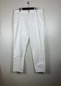 Boss Kane Tapered Fit Chino Pants Men’s White Size 32R - Picture 1 of 12
