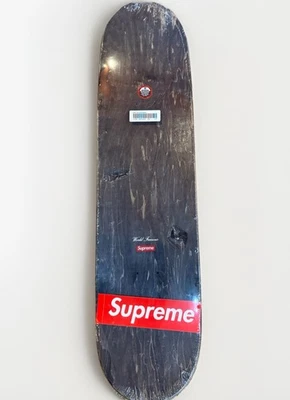 Supreme Camo Logo Skateboard Deck Gris 8.375 Nuevo En En Envoltura De Plástico FW20 Foto 1 de 4